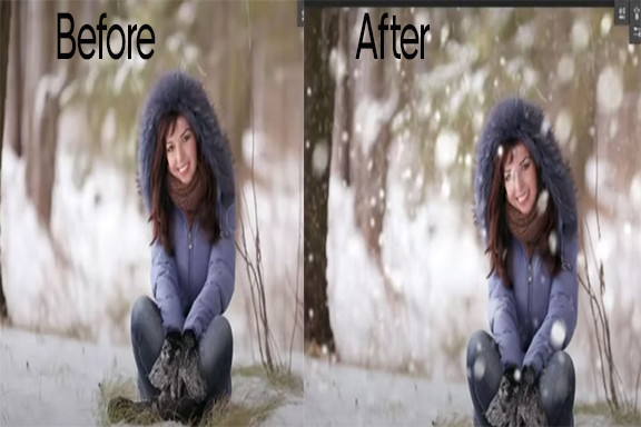 Add snow effect Before