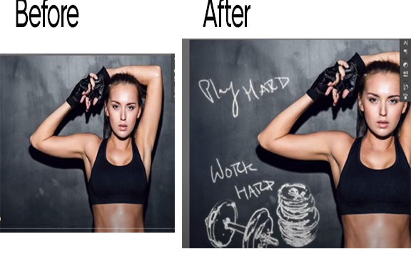 Image into illustration Before